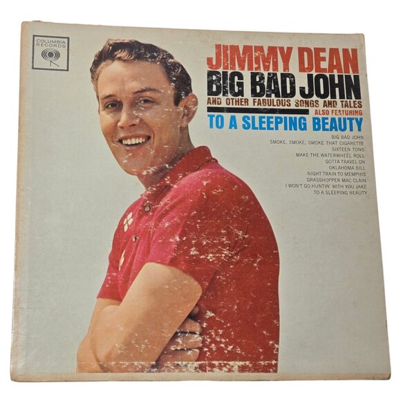 Jimmy Dean Big Bad John Vinyl Record Album AS IS Vintage Music - Picture 8 of 15